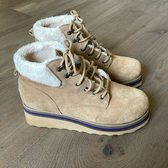 Bearpaw Retro Quinn Boots In Iced Coffee Size 10 - Picture 9 of 15